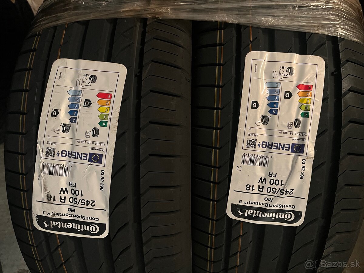 245/50r18 continental Nove 2x letné