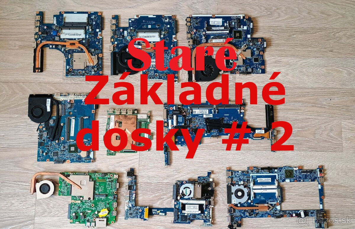 Staré notebookové základné dosky # 2