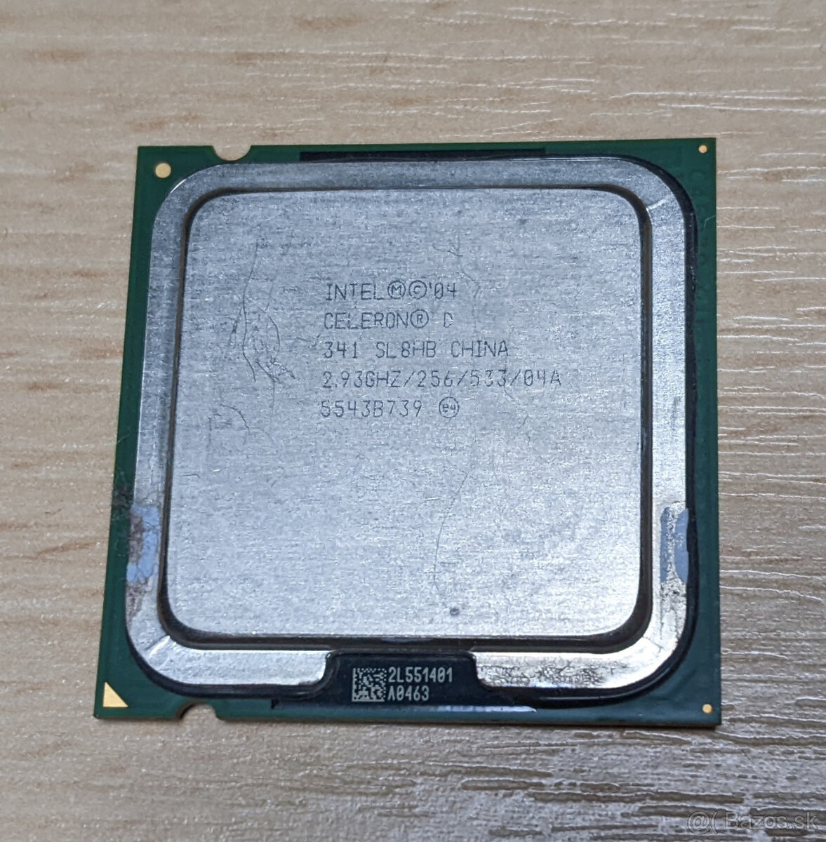 Intel Celeron D 341 procesor (PLGA478, PLGA775)