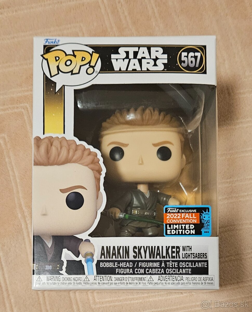 REZERVOVANÉ Funko Pop Star Wars Anakin Skywalker 567 Vaulted