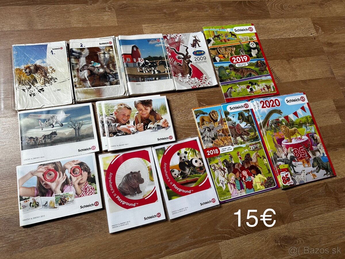 Schleich staré katalógy