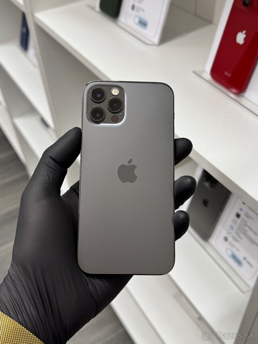 ZÁRUKA 2 ROKY / Apple iPhone 12 Pro 256GB Graphite, 100%
