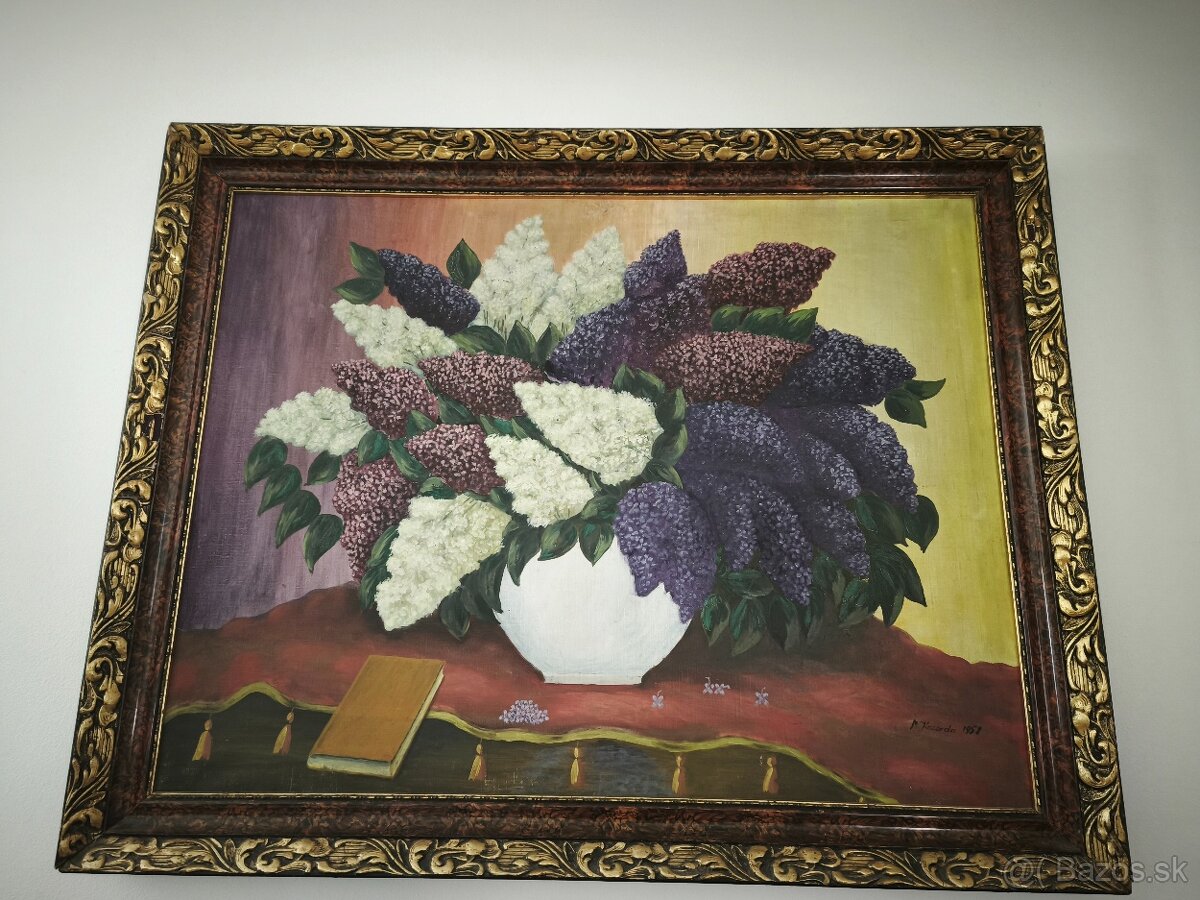 Maľovaný obraz rok 1958