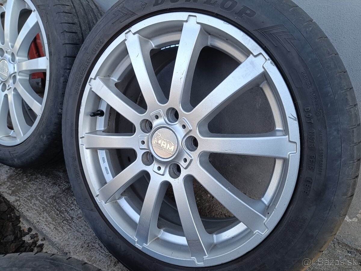 Alu disky 17" 5x112 MAM 225/45 R17