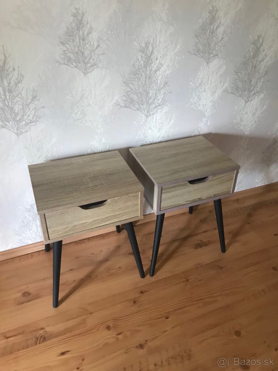 Štýlové nočné stolíky 2 ks