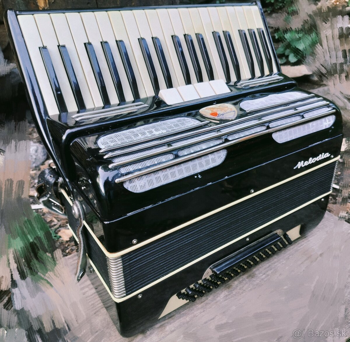 Harmonika Akordeon Melodia Lignatone