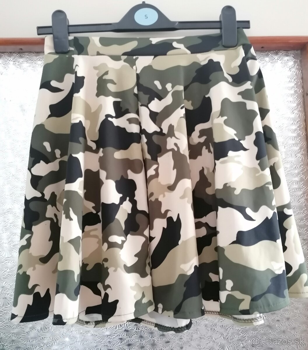 Maskáčová sukňa
