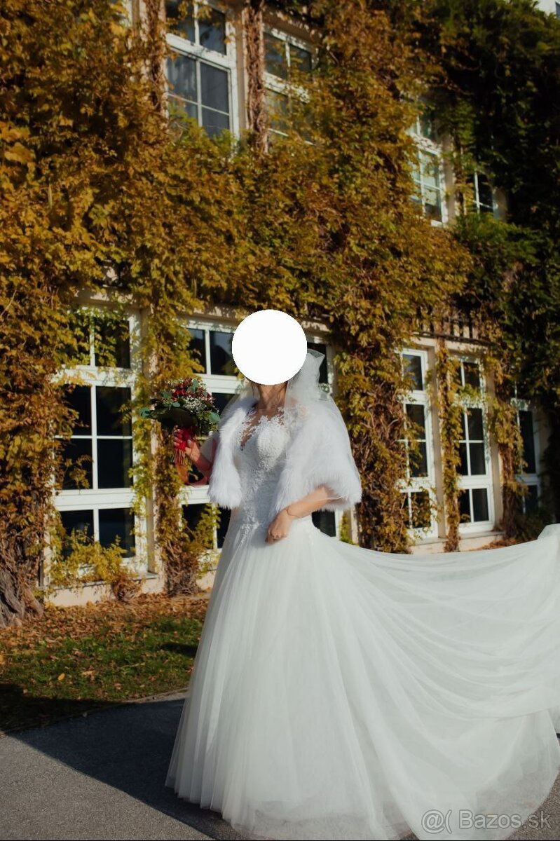 elegantné svadobné šaty