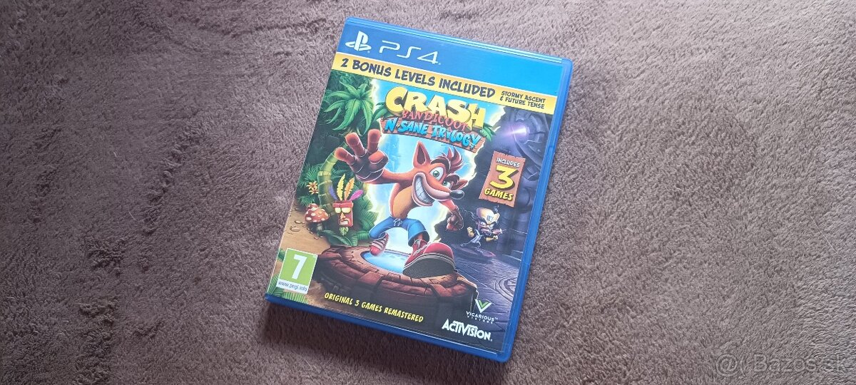 Crash bandicoot n sane trilogy pre ps4