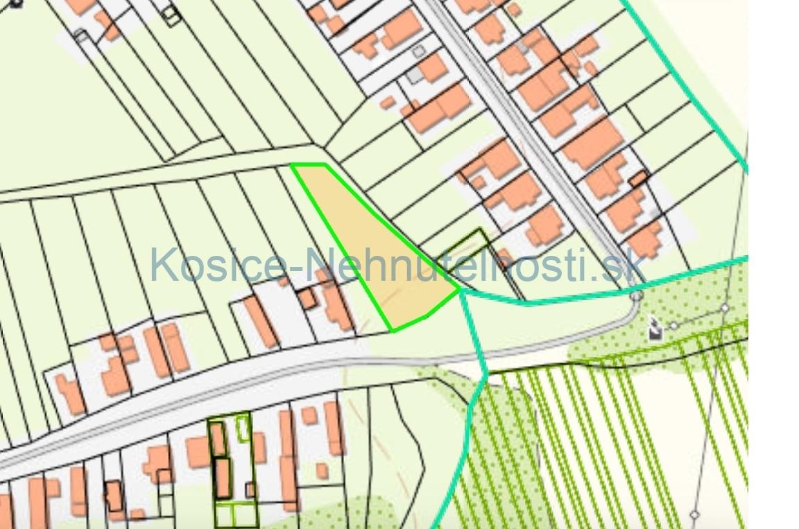 Pozemok Vojčice 1855 m2 tichá lokalita