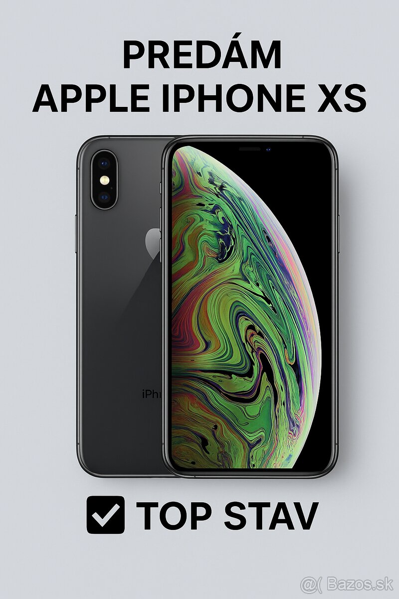 📱 Predám Apple iPhone XS – TOP stav ✅