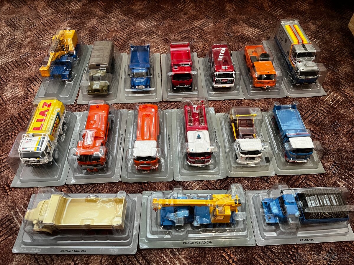 Modely nákladných áut minulej éry