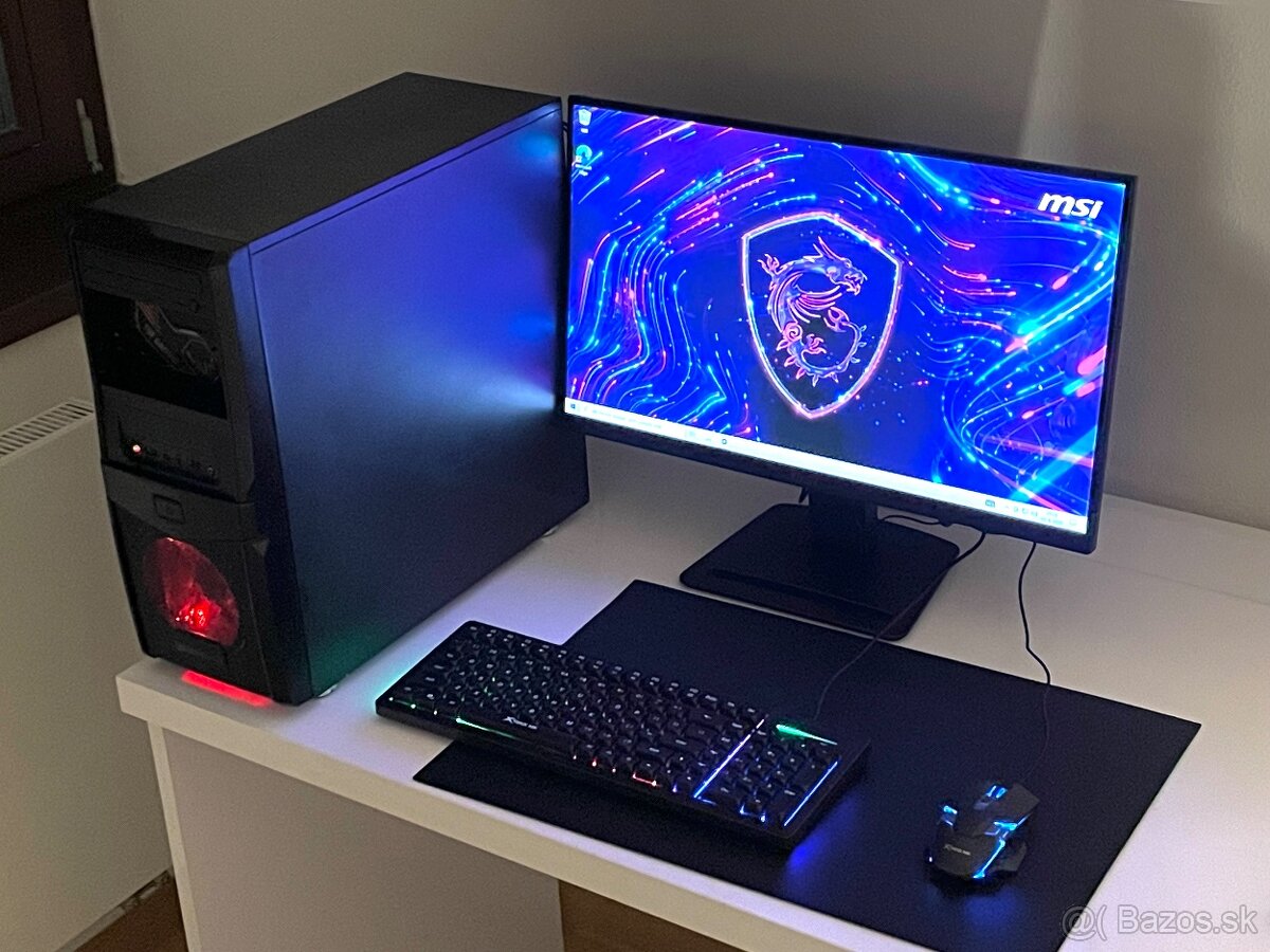 Herný PC +monitor,klávesnica,myš