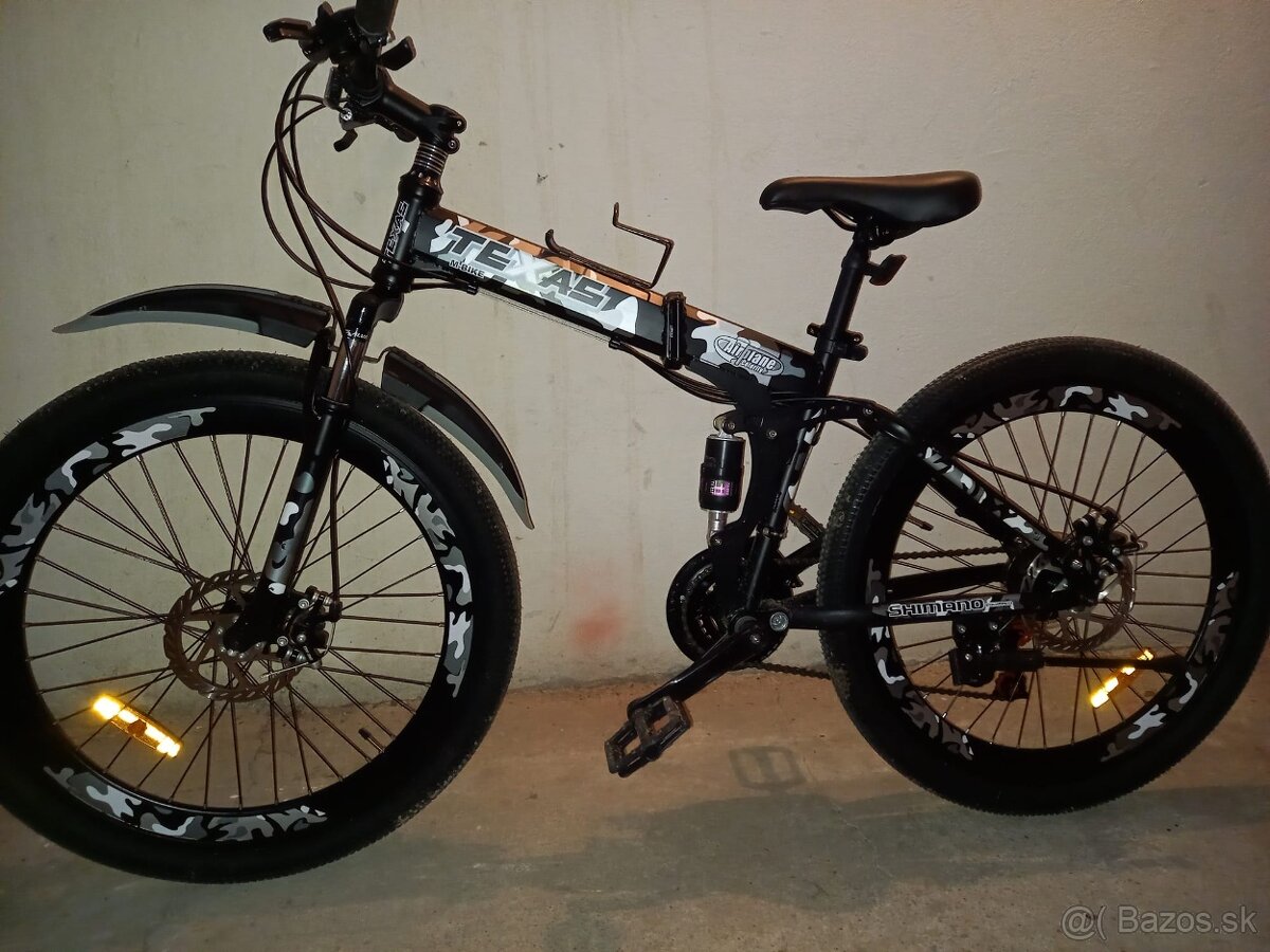 Celoodpružený horský bicykel