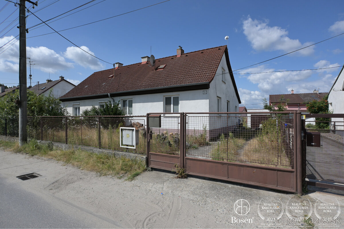 BOSEN | REZERVOVANÉ | 4 izbový rodinný dom v Plaveckom Štvrt