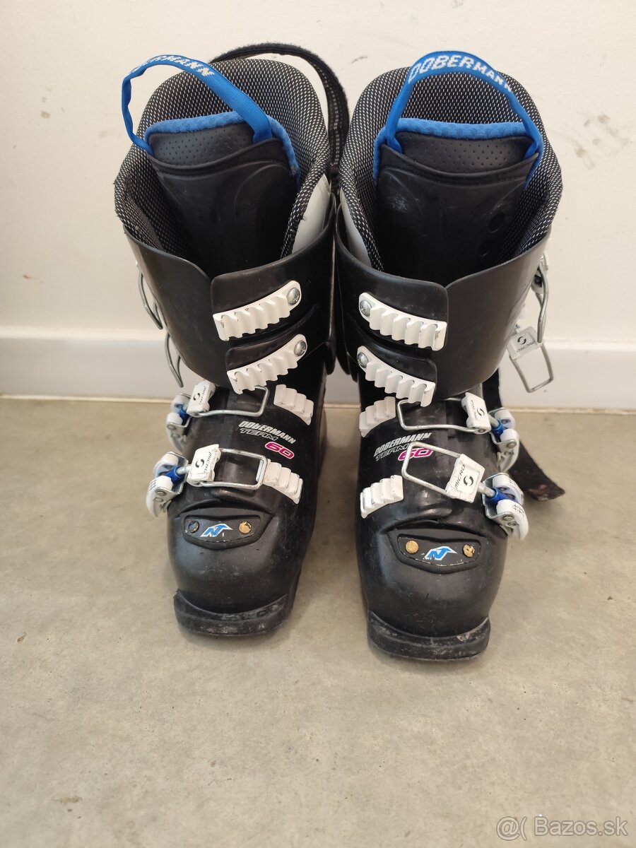 lyžiarky 268cm, lyžiarske palice 80