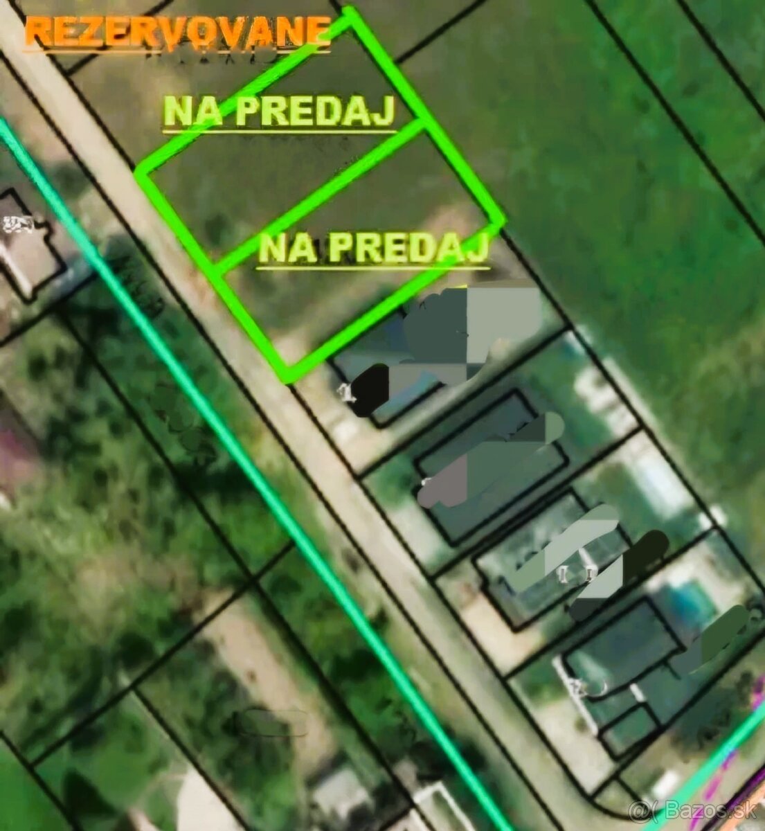 Pozemok pre RD/ 516 m2 a 518 m2 v obci Borský Svätý Jur.