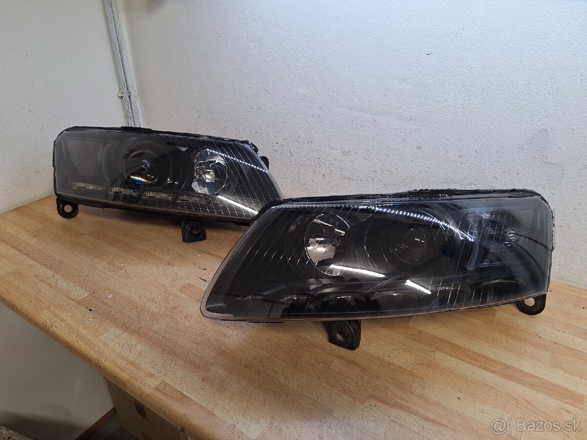 Bi-led svetlá audi A6 c6 facelift