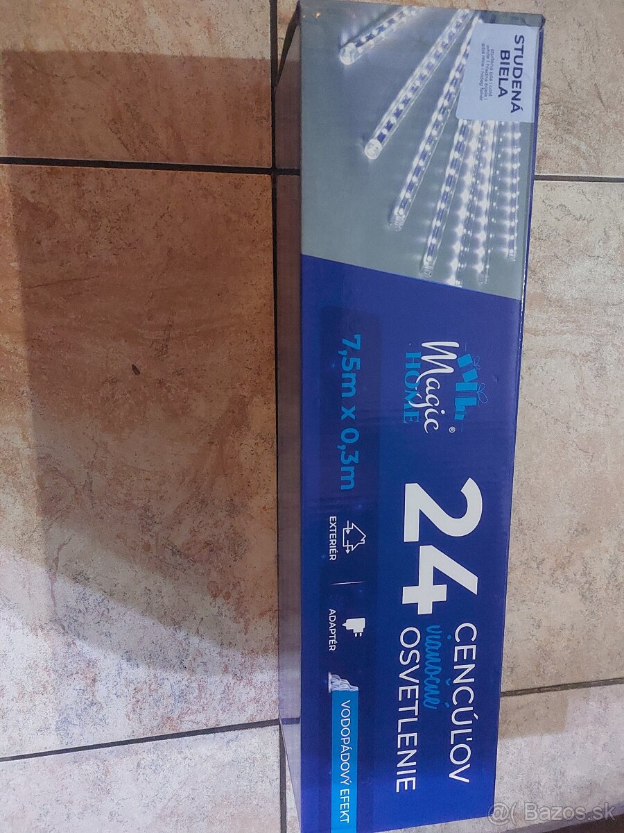 Vianočné svetlá, osvetlenie cencúle