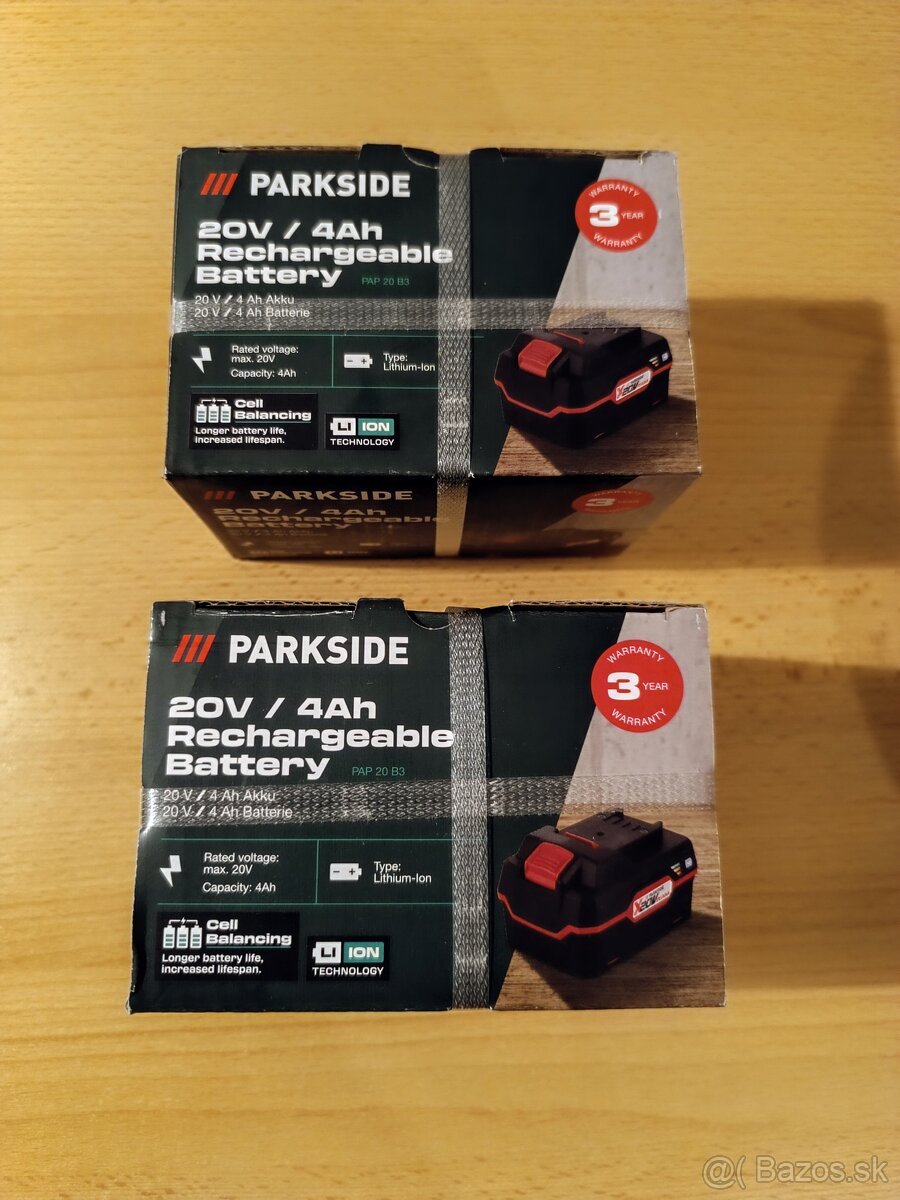 PARKSIDE 4Ah 20V akumulátor