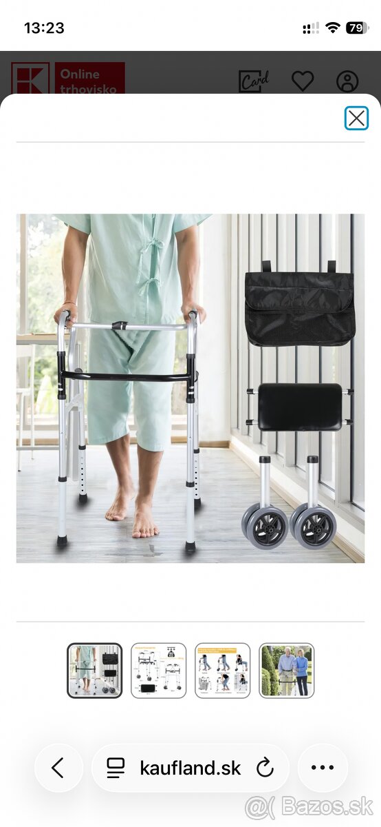 Pomôcka na chodenie - Rolátor