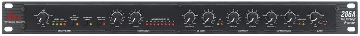 Mikrofónny predzosilnovač DBX 286A