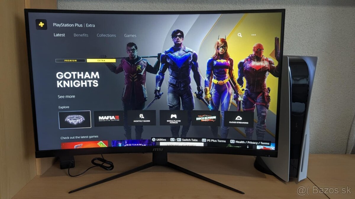 predám prehnutý 4K monitor
