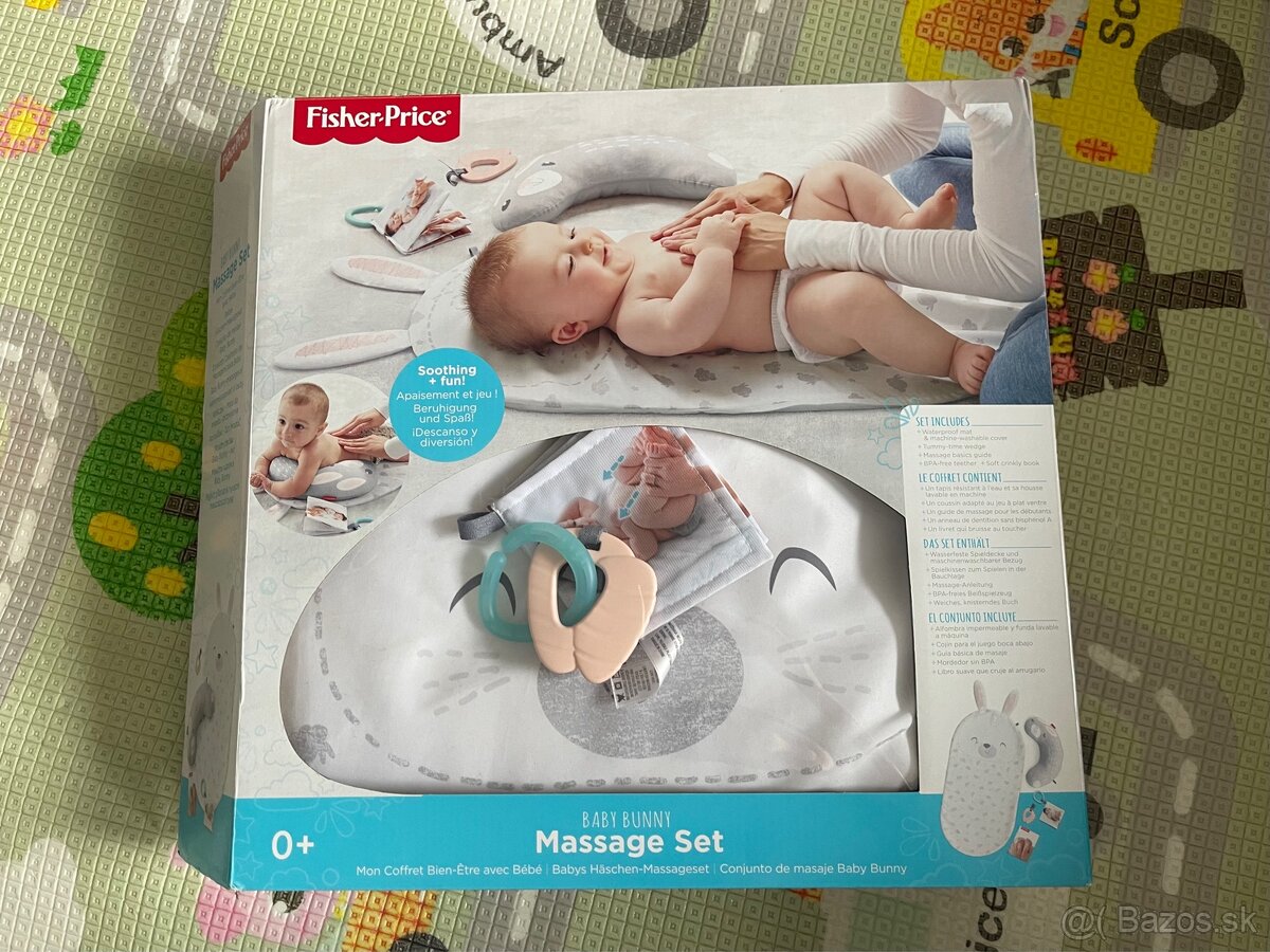 Masážna deka baby bunny Fisher Price