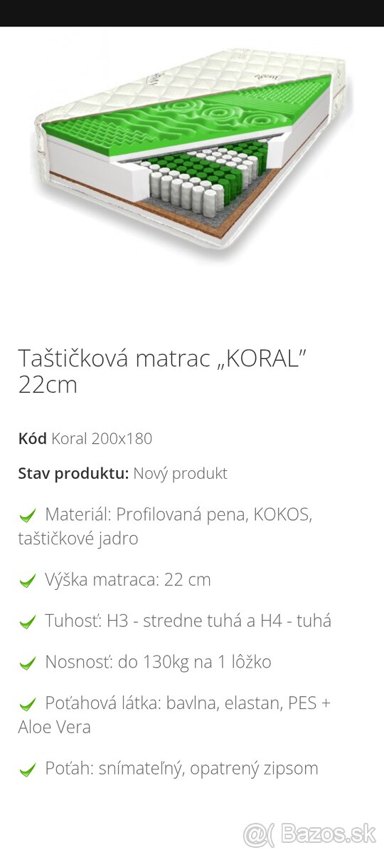 Matrace koral