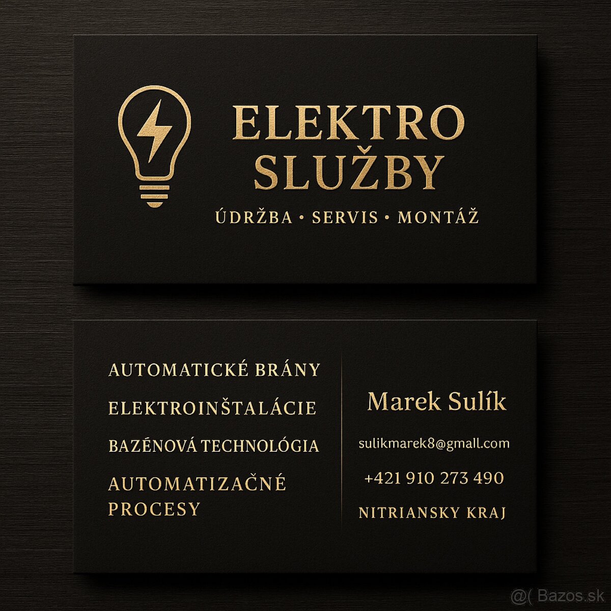 ELEKTRO SLUŽBY • MAREK ŠULÍK 🔌⚡️