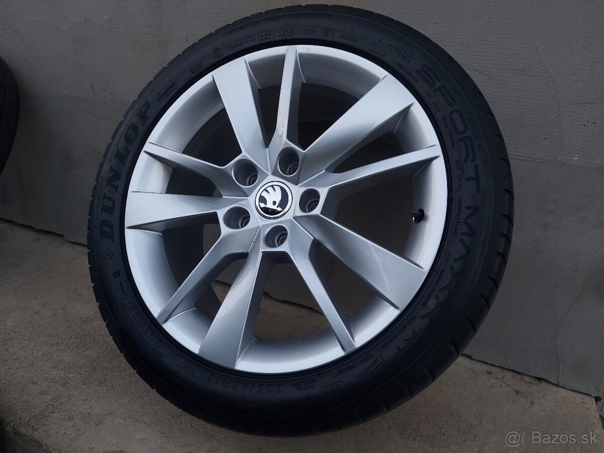 5x112 7Jx17 ET49 - disky original ŠKODA model TRIUS