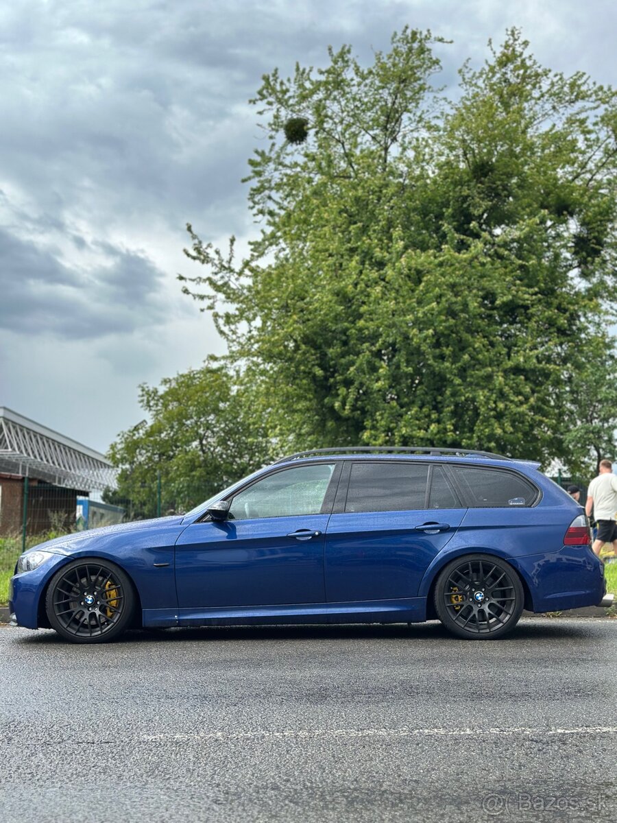 E91 znížený podvozok eibach