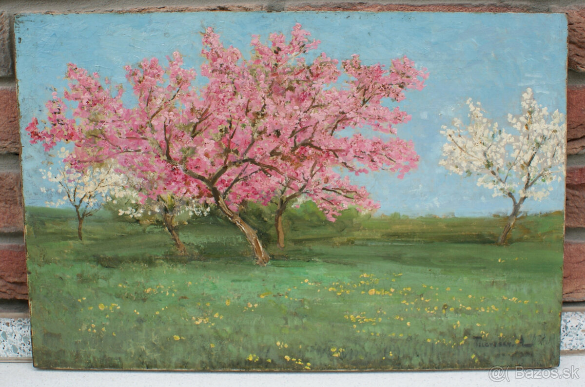 Starý obraz Artúr Tölgyessy (1853– 1920)