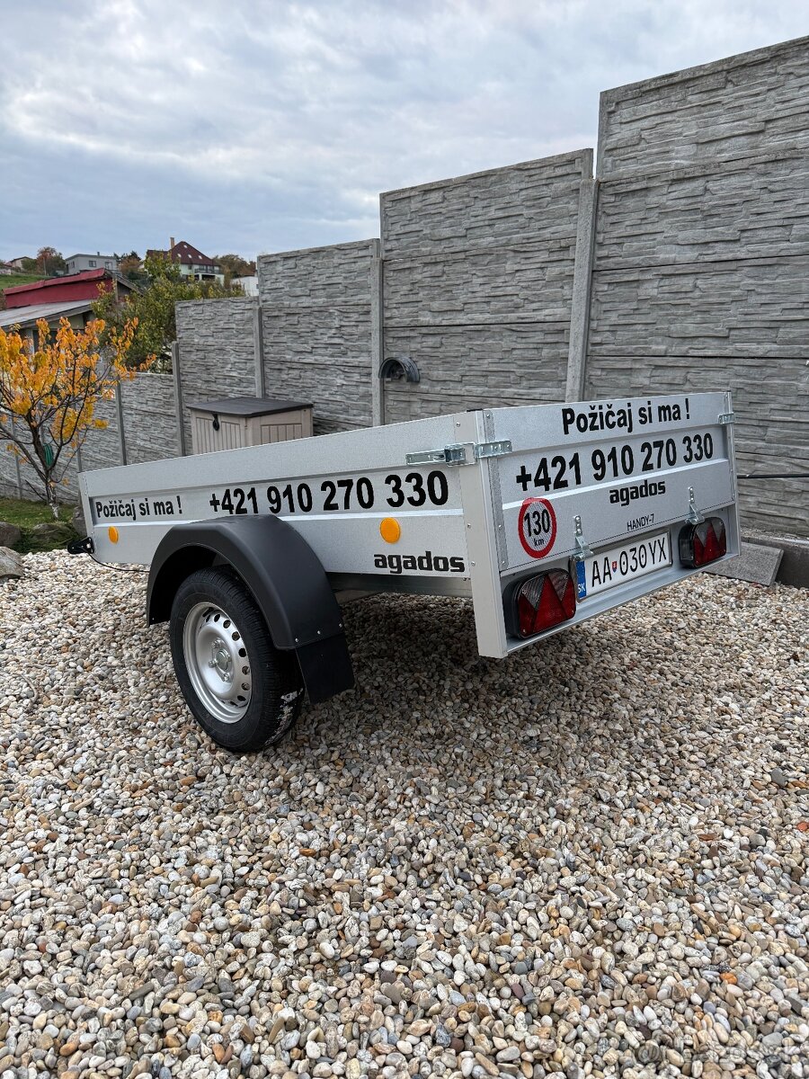Požičaj si privesny vozík Agados