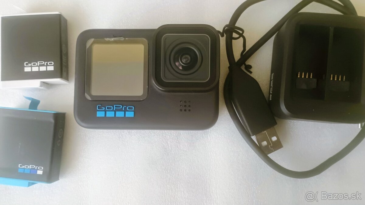 GoPro 10 + 2 baterky + nabíjačka