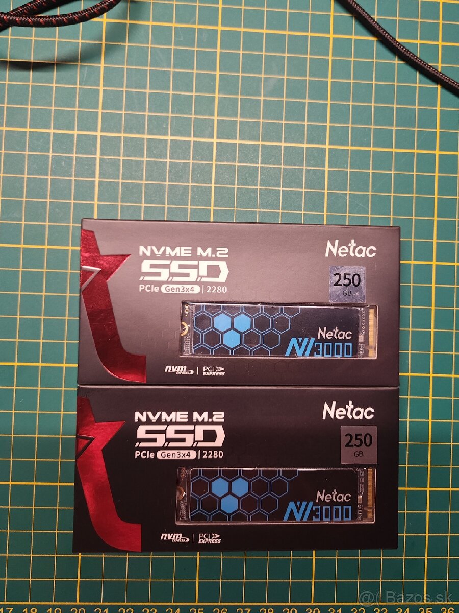 Nové SSD 250GB 3000MB/s