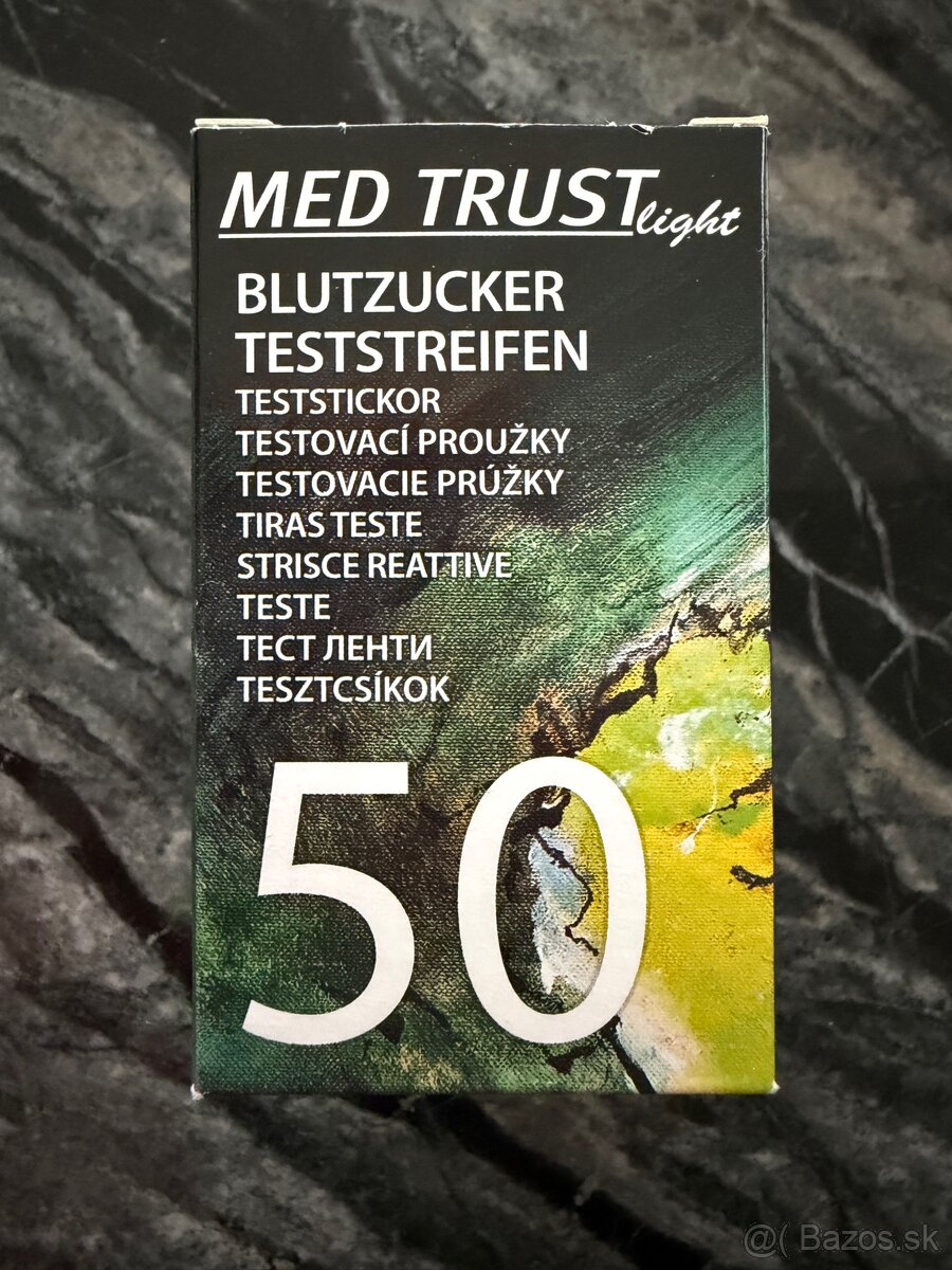 MED TRUST testovacie prúžky