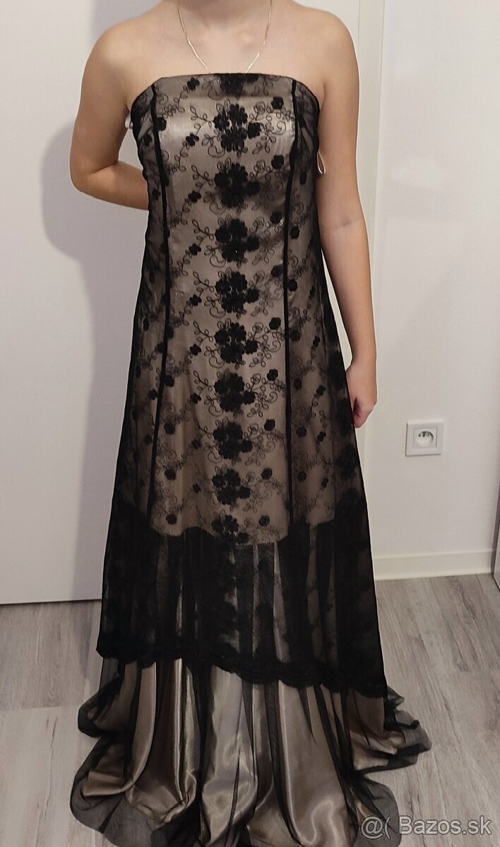 Plesové šaty zlate