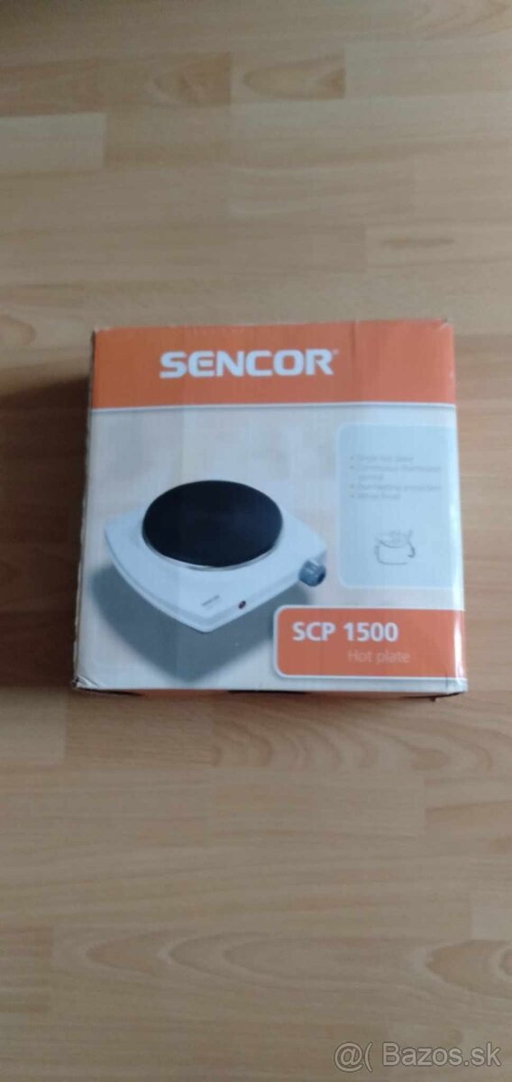 SENCOR Elektrická jednoplatnička SCP 1500