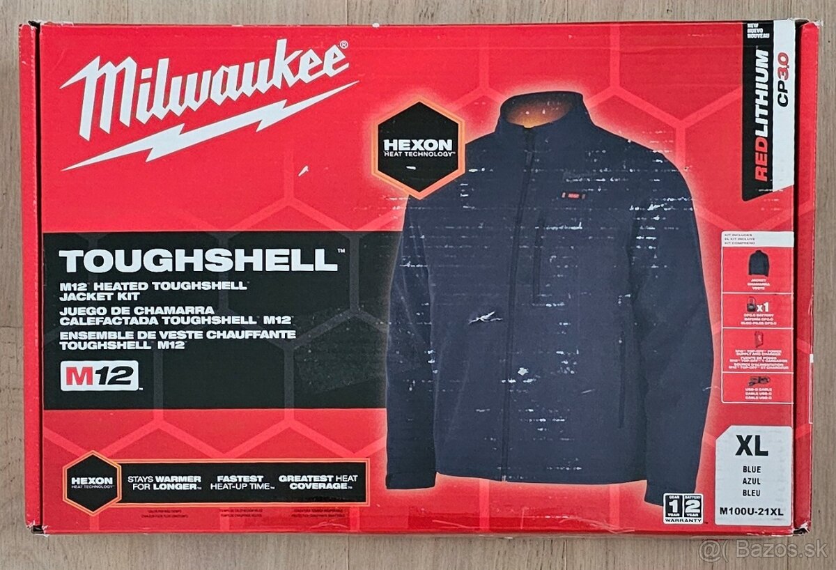 Milwaukee bunda M12 HEXON 2025 XL