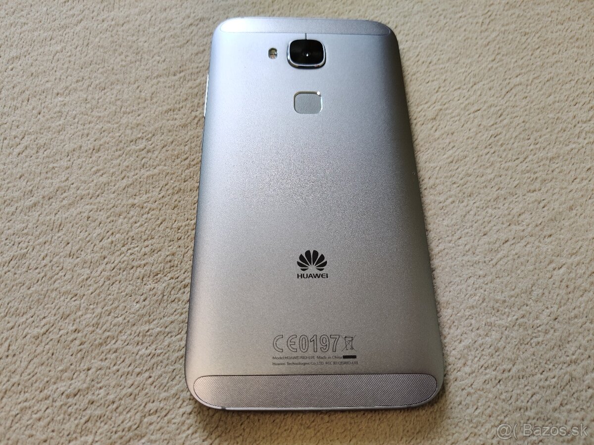 Huawei G8. 3gb/32gb+micro SDHC.. Strieborná metalíza.