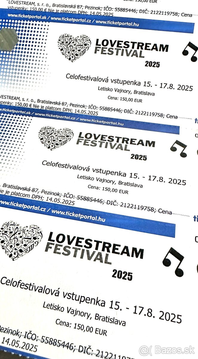 LOVESTREAM Festival 2025 v Bratislave (15.-17.8.2025)