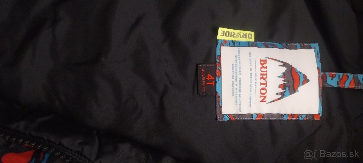 Detsky Burton overal