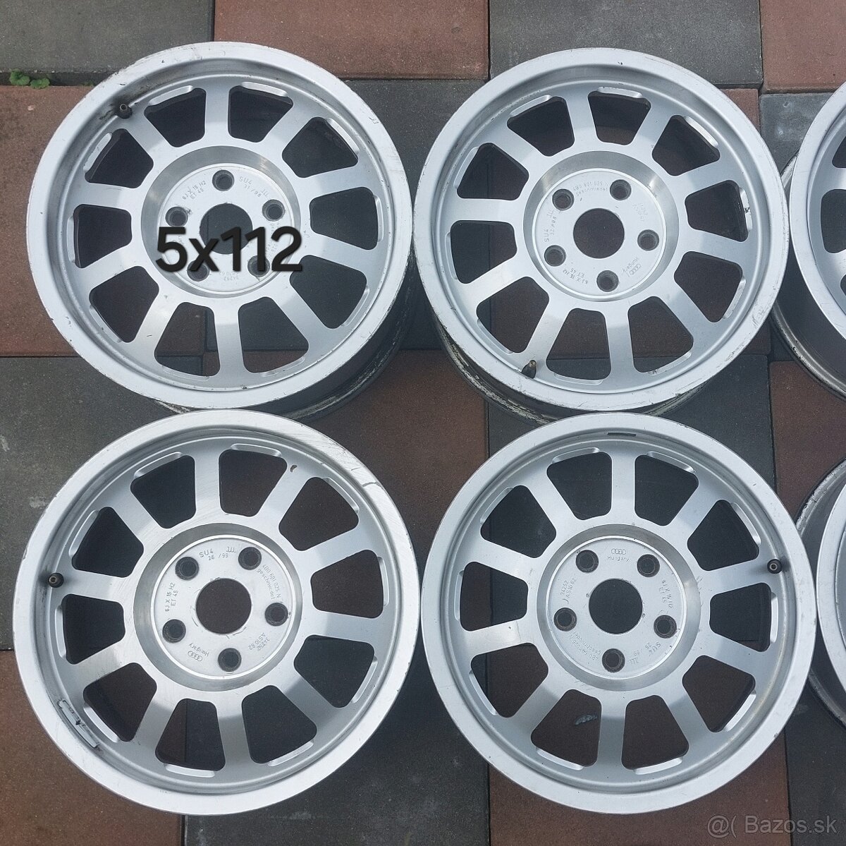 R15  5.1kg 5x100 a 5x112 kovaná