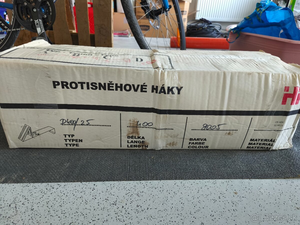 Protisnehove haky D400/25 cierne sensaton11 (samba11), rumba