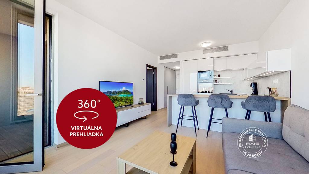 AXIS REAL | 2-izb. byt, SKY PARK residence, LODŽIA, klimatiz