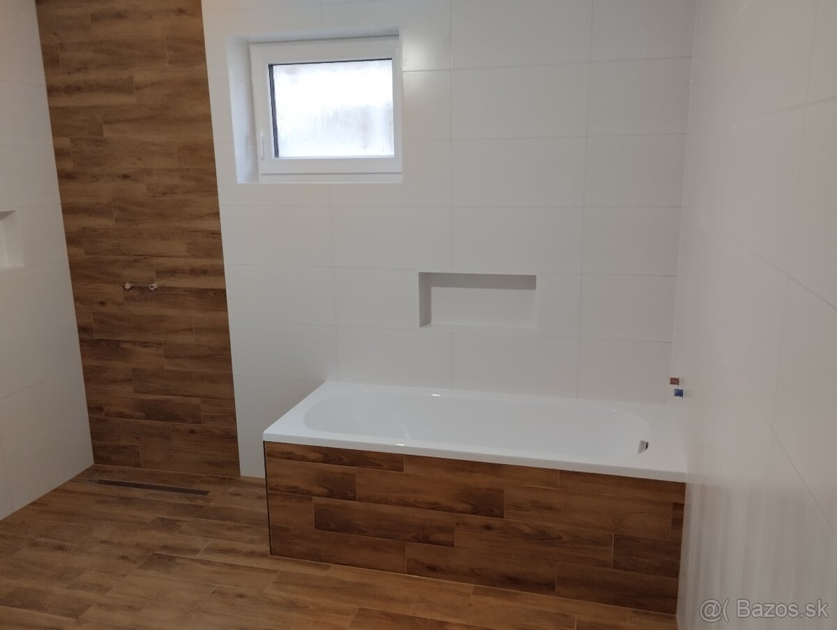 Ponúkam rekonštrukcie kúpeľní byt.jadier lepenie obkladov a.