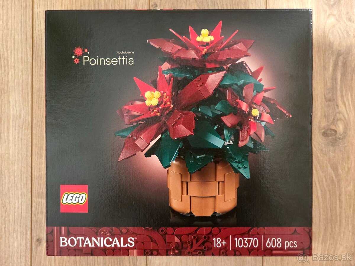 Lego Botanicals 10325 Vianočná hviezda (Poinsettia)