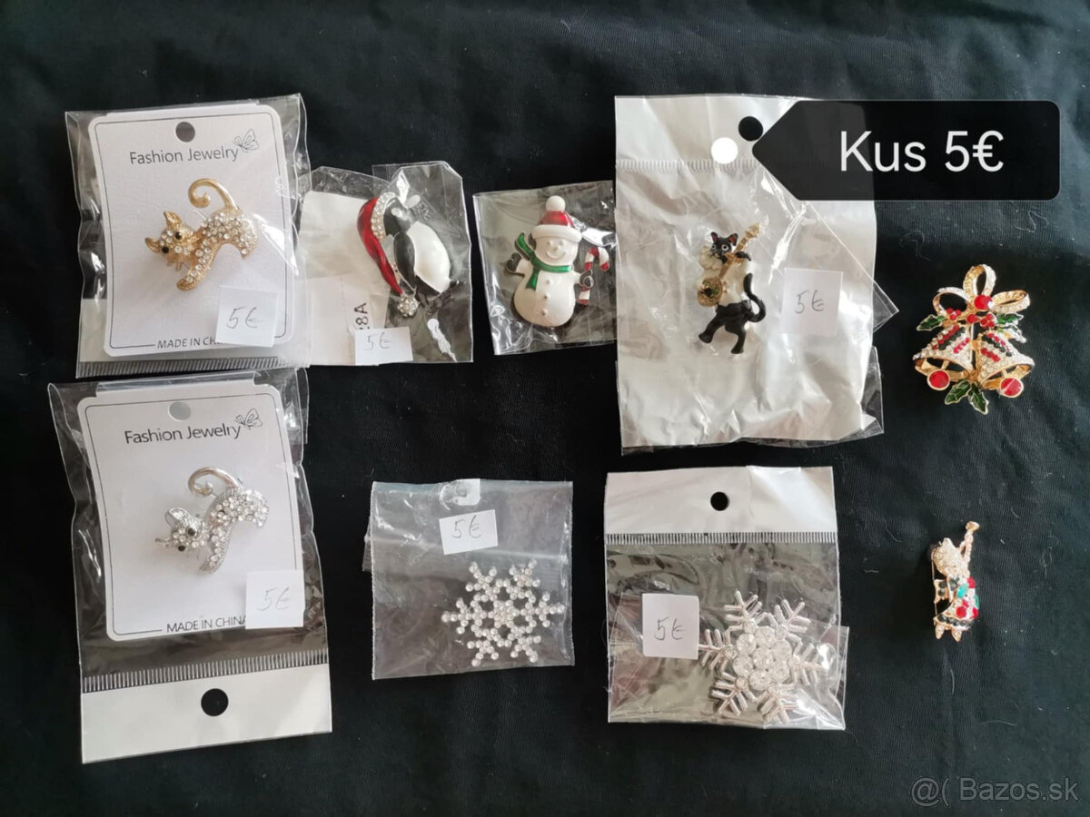 Brošne na predaj . Vianoce. NOVE
