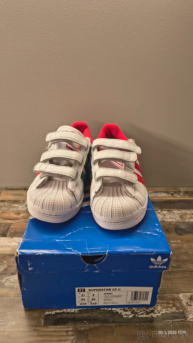 Adidas SuperStar 34 tenisky